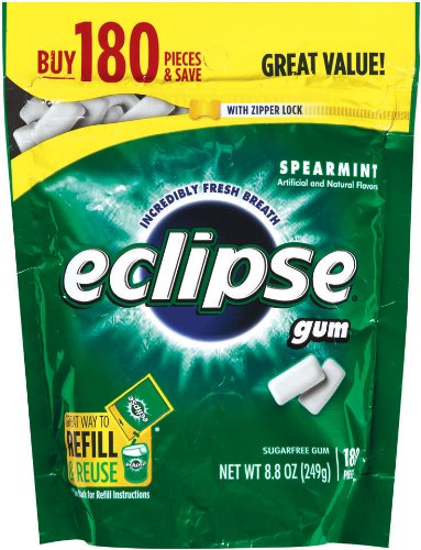 Eclipse Chewing Gum, Spearmint, 180-count logo