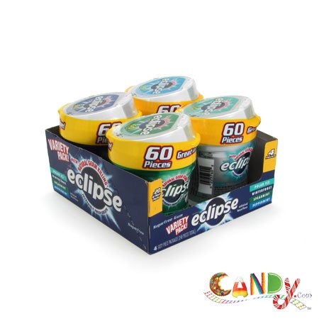 Eclipse Gum 4 Bottle Variety Pack 4 Flavors: 1 Count logo