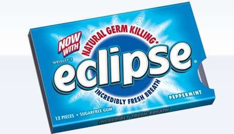 Eclipse Gum Peppermint 12 Packs logo