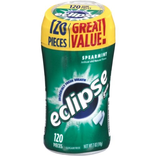 Eclipse Gum Spearmint Bottle, 120 Count logo