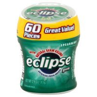 Eclipse Gum, Sugarfree, Spearmint, 60 Ct, (Pack of 4) logo