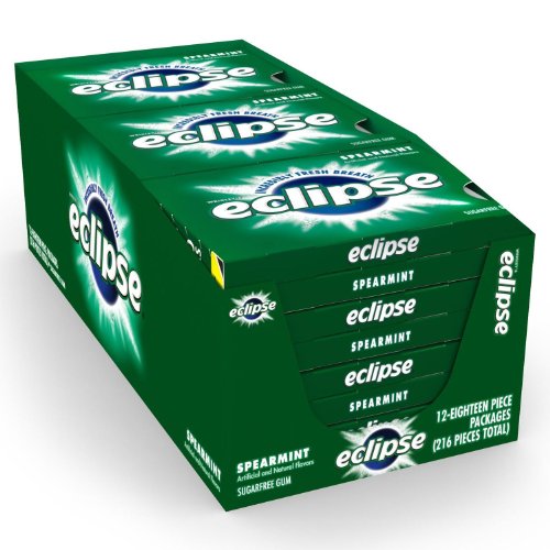 Eclipse Spearmint Sugar Free Gum – 12 Pk. logo