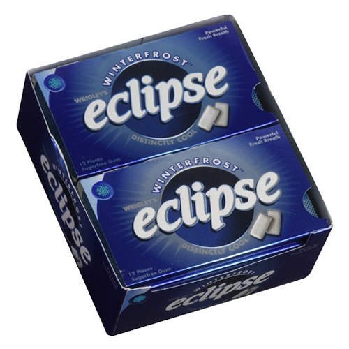 Eclipse Winterfrost Gum, 12-12 Piece Packs -(144 Pieces Per Box!) logo