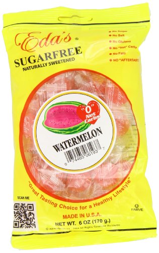 Eda’s Sugar Free Hard Candy, Watermelon, 6-ounce logo