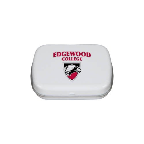 Edgewood White Rectangular Peppermint Tin ‘official Logo’ logo