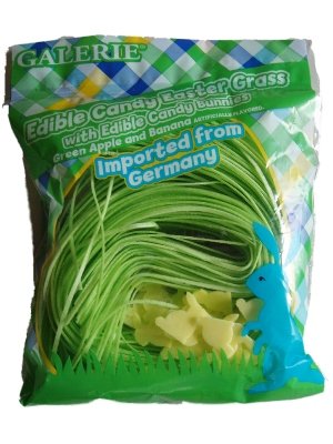 Edible Green Apple Candy Easter Grass logo