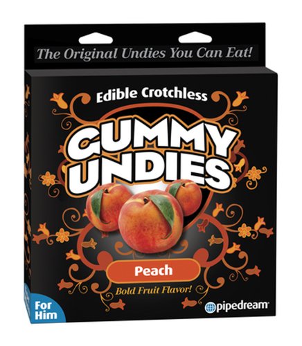 Edible Male Gummy Undies – Peach logo