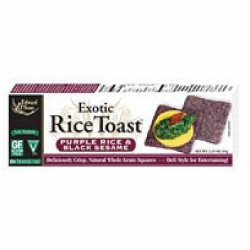 Edward & Sons Black Sesame Brown Rice Toast ( 12×2.25 Oz) logo