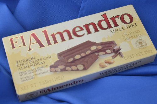 El Almendro Chocolate and Almond Turron 7oz (200 G) logo