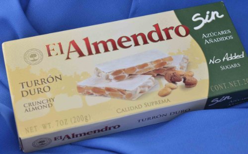 El Almendro Sugar Free Crunchy Almond Turron 7oz (200 G) logo