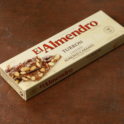 El Almendro Turron Almond Caramel With Sesame Seeds, 2.5-ounce logo