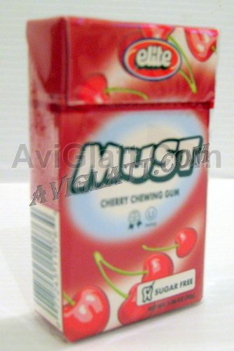 Elite Must Cherry Flavored Chewing Gum 6 Pack logo