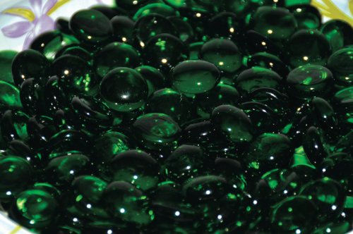 Emerald Green Decorative Glass Gems (12mm) – 3 Lbs logo