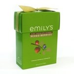 Emily’s Dark Chocolate Covered Mixed Berries, 6oz logo