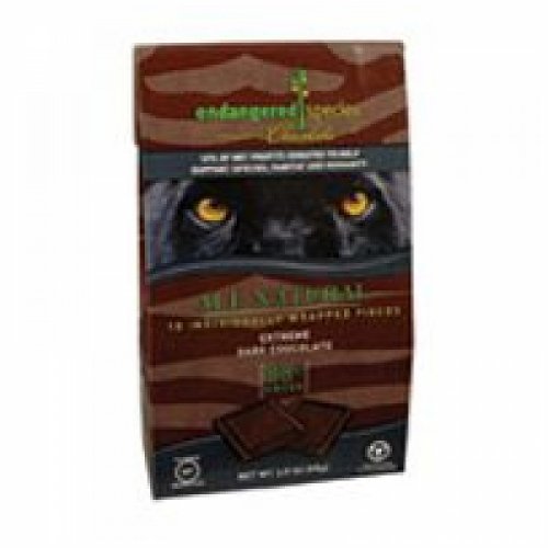 Endangered Species Bite Size Dark Chocolate Panther ( 6×10 Ct) logo