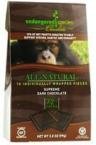 Endangered Species Chocolate, Bite Size Chimp, 72% Cocoa 10 Ct. (Pack of 6) logo