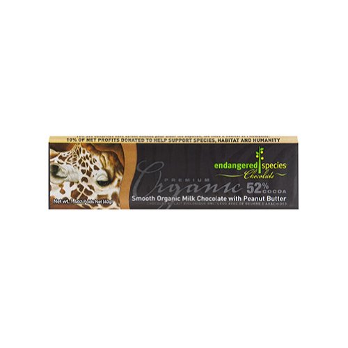 Endangered Species Giraffe, Mlk Choc & Peanut Butter, 1.4 ounce (Pack of 16) logo