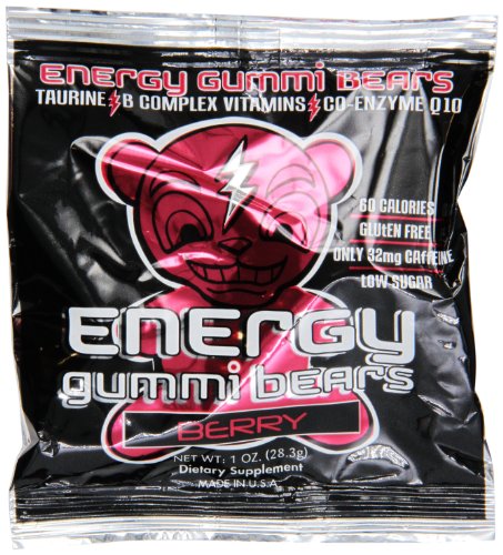 Energy Gummi Bears, Berry Flavor, 24 Count (Pack of 24) logo