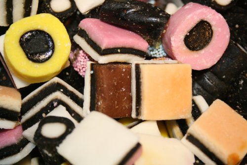 English Licorice Allsorts, 1 Lb logo