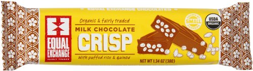 Equal Exchange Organic Milk Chocolate Crisp Candy Bar With Puffed Rice and Quinoa, 1.59 Ounce (Pack of 24) logo