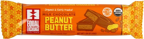 Equal Exchange Organic Milk Chocolate Peanut Butter Candy Bar, 1.59 Ounce (Pack of 24) logo