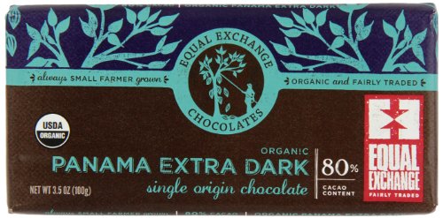 Equal Exchange Organic Panama Extra Dark Chocolate, 3.5 ounce (Pack of 6) logo