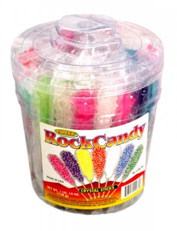 Espeez Rock Candy Sticks Wrapped, 36 Count Tub logo