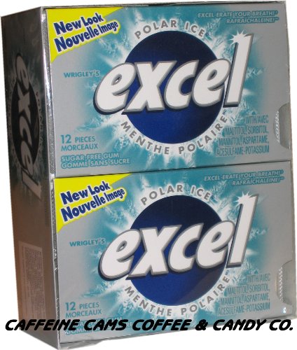 Excel Polar Ice Sugar-free Pellet Gum – 12×12/144ct logo