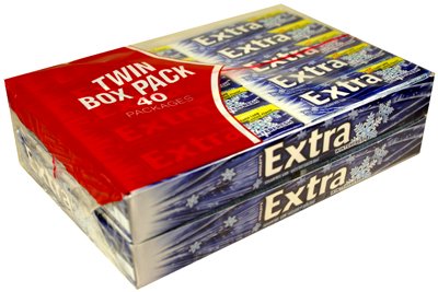 Extra 5 Stick Winterfresh 40 Packs logo