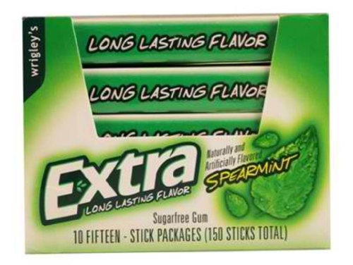 Extra Gum Plen-t-pak Spearmint 10/15stk logo