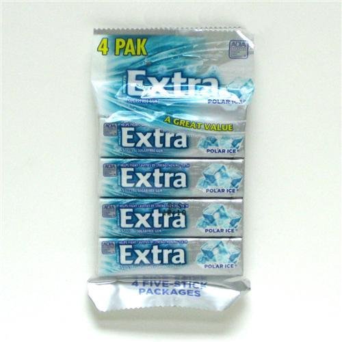 Extra Polar Ice Sugar Free 5 Stick 4 Pack logo