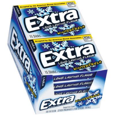 Extra Winterfresh 10 – 15 Stick Packs logo