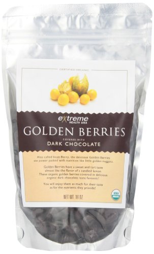 Extreme Health Usa Organic Golden Berries Covered With Dark Chocolate, 16-ounce logo