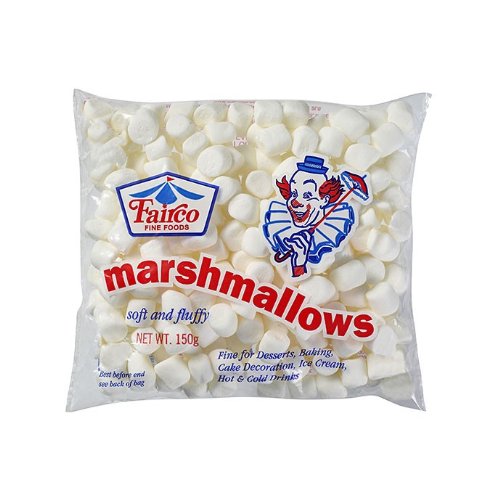 Fairco Mini White Marshmallow 150g Bag logo