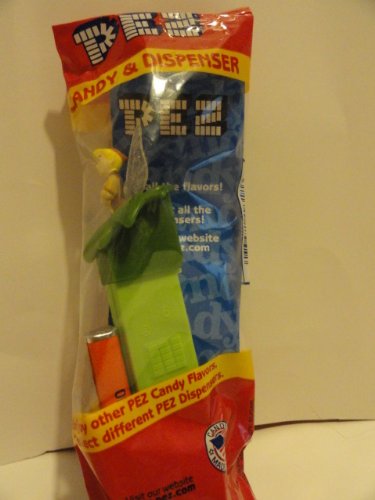 Fairies Green Pez Dispenser With One Candy Refill logo