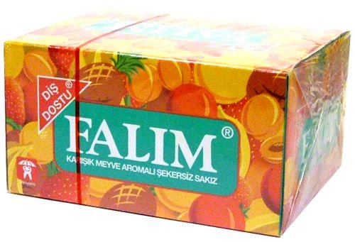 Falim Sugar Free Gum With Strawberry Flavor logo