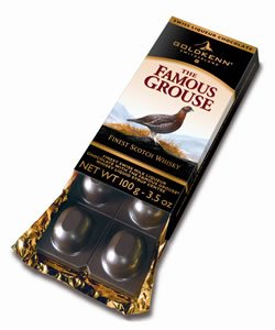 Famous Grouse Whiskey Filled Chocolate Bar By Goldkenn – 100gr (3.5 Oz) logo