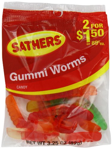 Farley’s & Sathers Candy, Gummy Worms, 3.25 Ounce (Pack of 12) logo