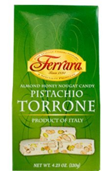 Ferara Pistachio Miniatures Torrone, 4.23 Oz – Pack of 4 logo