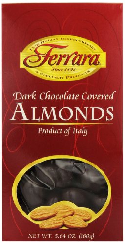 Ferrara Chocolate Covered Almonds, Dark, 5.6 Ounce logo
