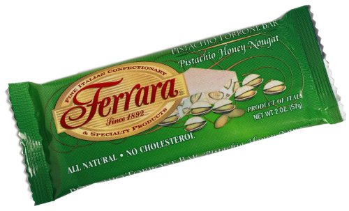 Ferrara – Italian Pistachio Torrone (pistachio Honey Nougat Candy), (6)- 2 Oz. Bars logo