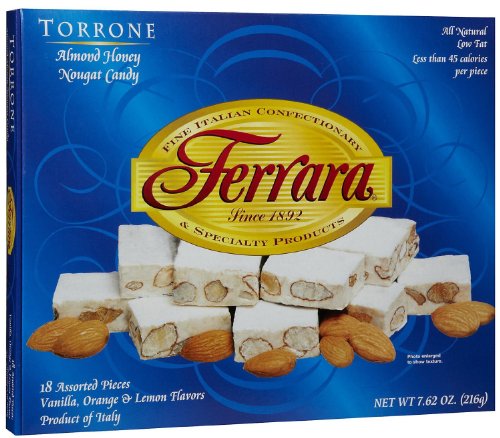 Ferrara – Italian Torrone 18 Pc. (almond Honey Nougat Candy), (Pack of 2)- 7.62 Oz. Boxes logo