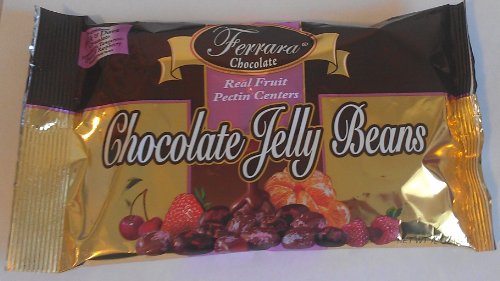 Ferrara Milk & Dark Chocolate Cherry, Strawberry, Raspberry, and Tangerine Jelly Beans- 12 Oz Bag logo