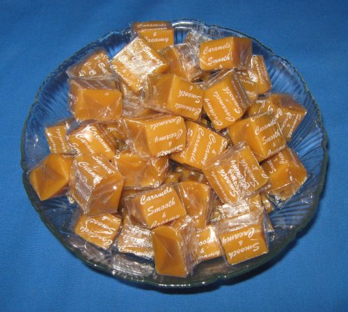 Ferrara Pan Vanilla Caramel Chewy Squares 2lbs logo