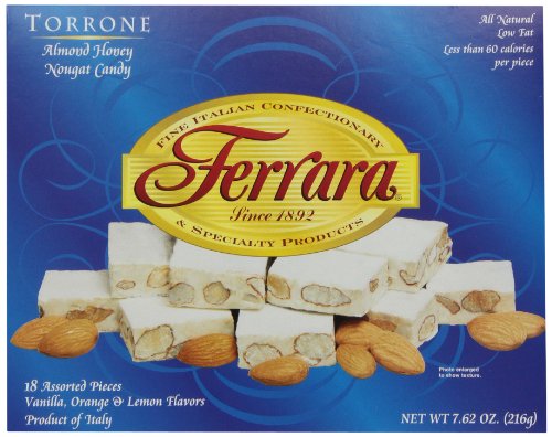 Ferrara Torrone, Almond Honey Nougat Candy, 7.62 ounce Boxes (Pack of 4) logo