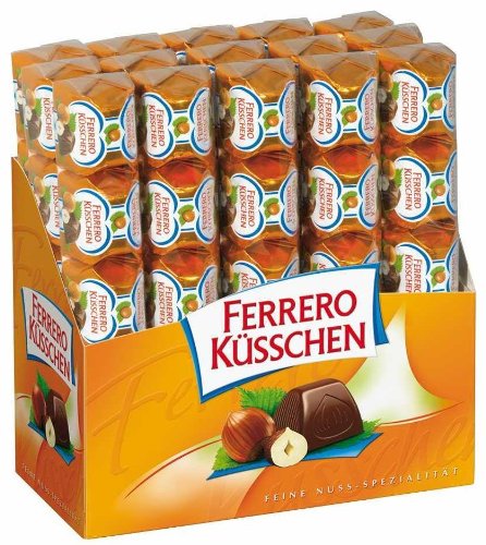 Ferrero Kuesschen – Milk Chocolate Filled With Hazelnut (Pack of 15) logo