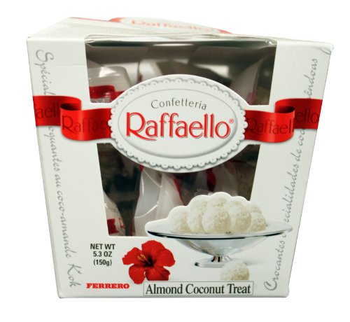 Ferrero Rafaello Almond Coconut Treat, 15-count Packages (Pack of 3) logo