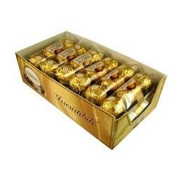 Ferrero Rocher Fine Hazelnut Chocolates 12 Individually Wrapped Packs 16.1 Oz logo