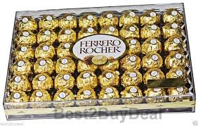 Ferrero Rocher Fine Hazelnut Chocolates 48 21.2 Oz logo