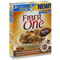 Fiber One Nutty Clusters & Almonds Cereal logo